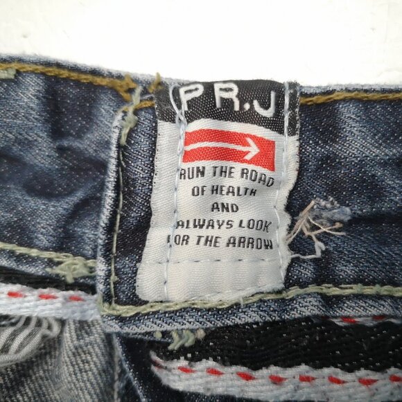 Projek Raw Regular Fit Men's Size 34 Waist Medium Wash Blue Jeans - Picture 4 of 14